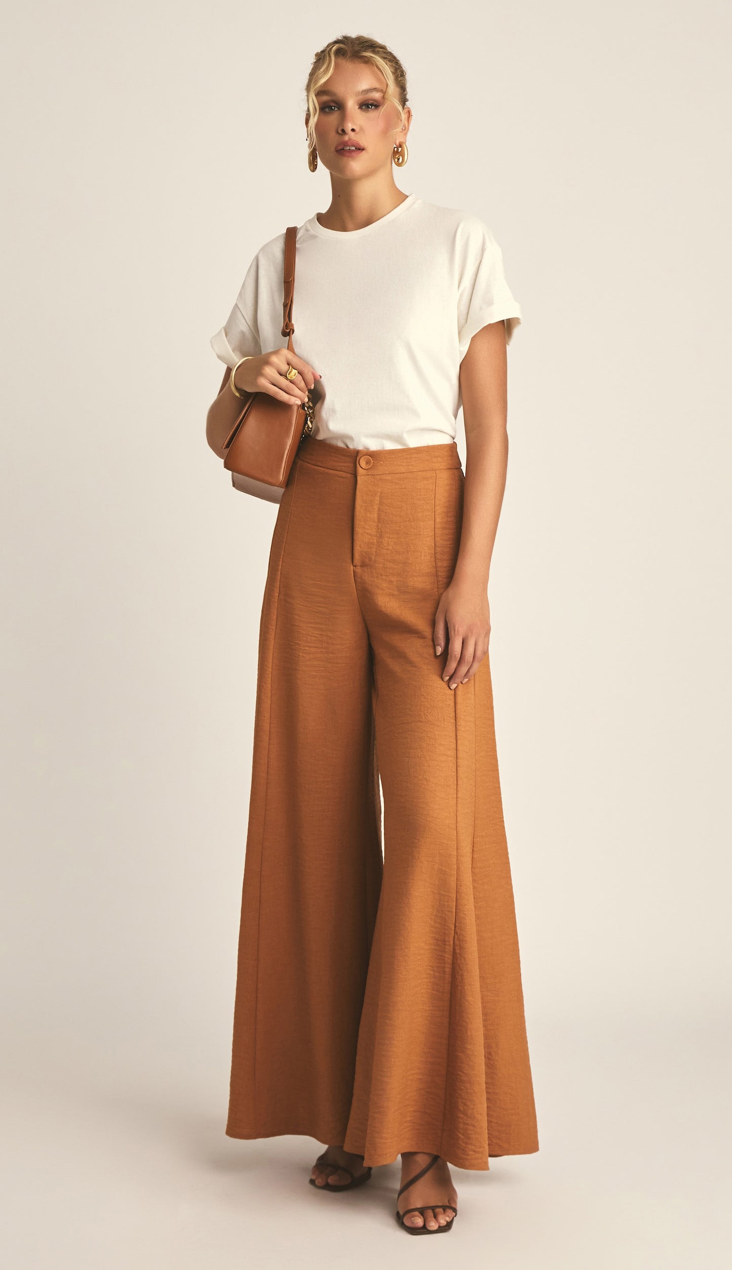 Calça Benedita Caqui