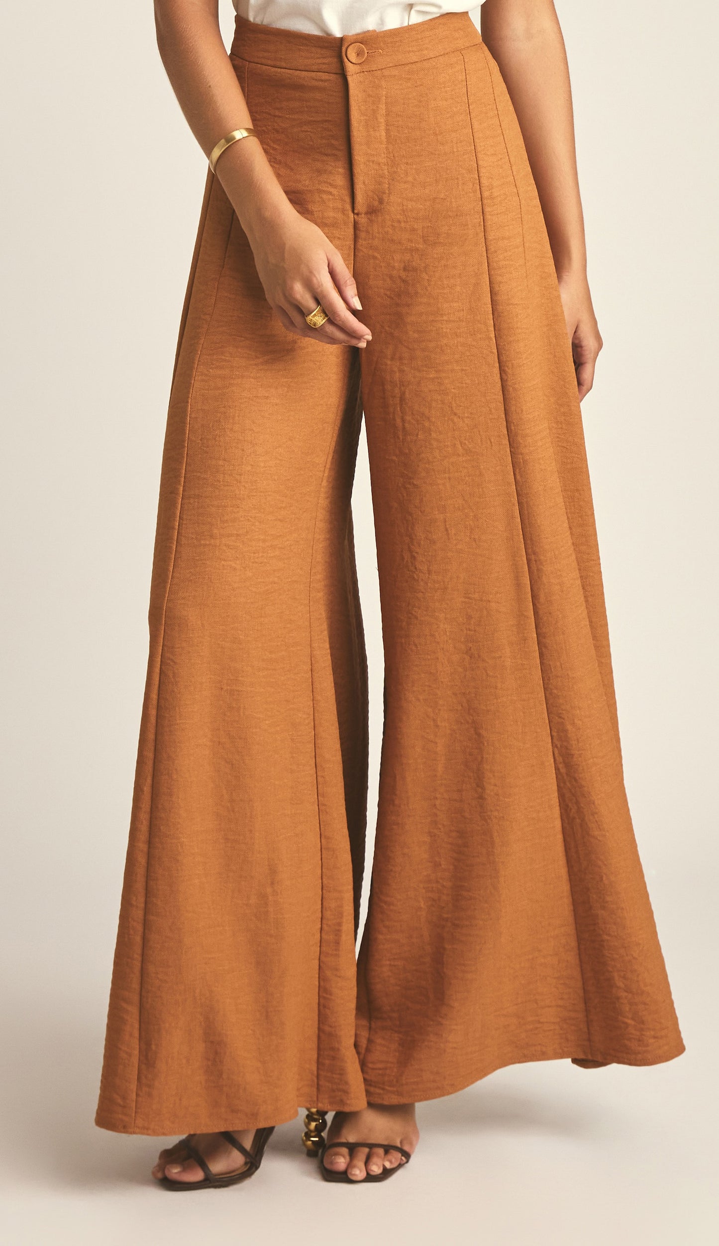 Calça Benedita Caqui