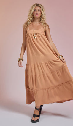 Vestido Camila Mocha