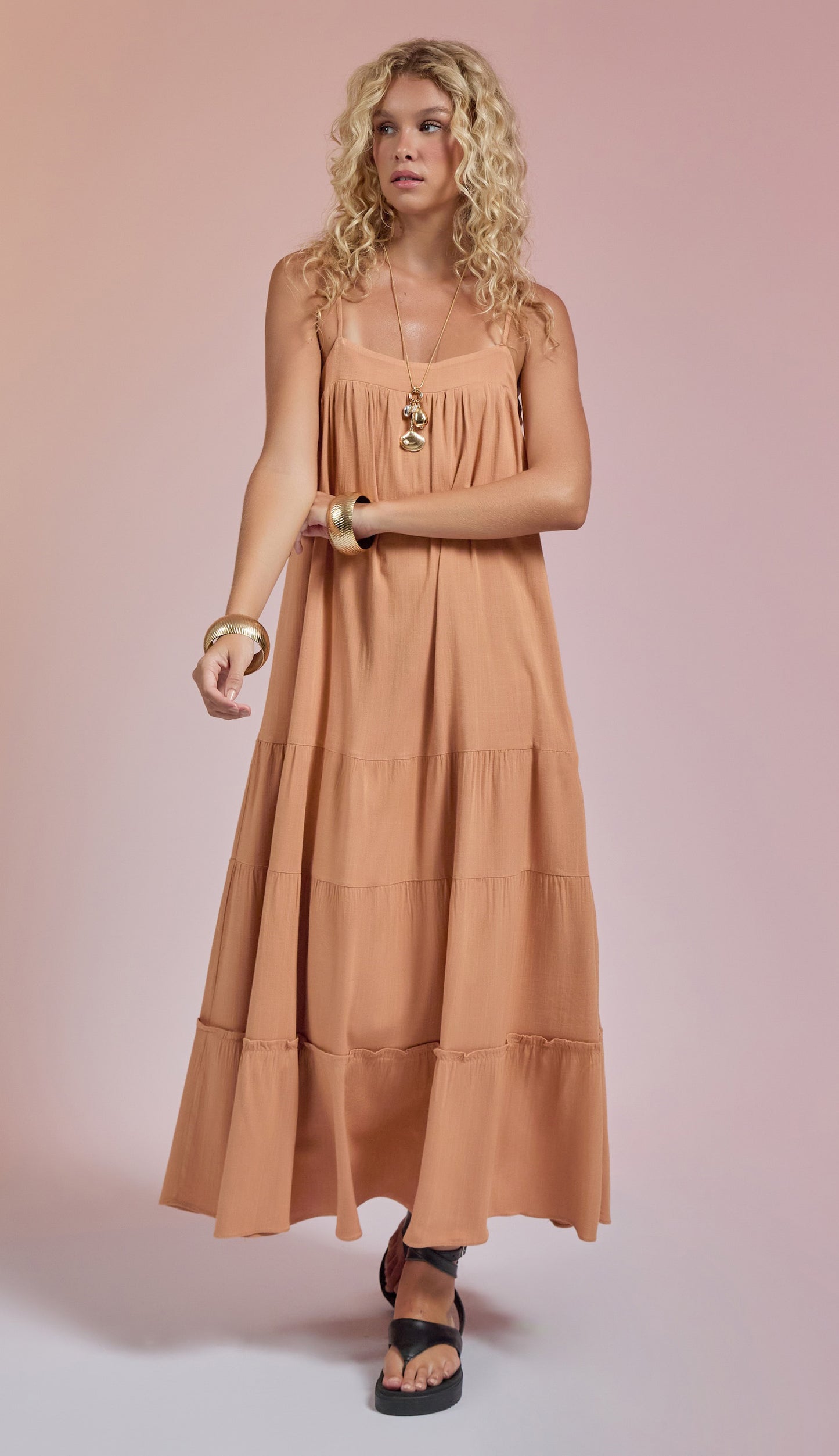 Vestido Camila Mocha