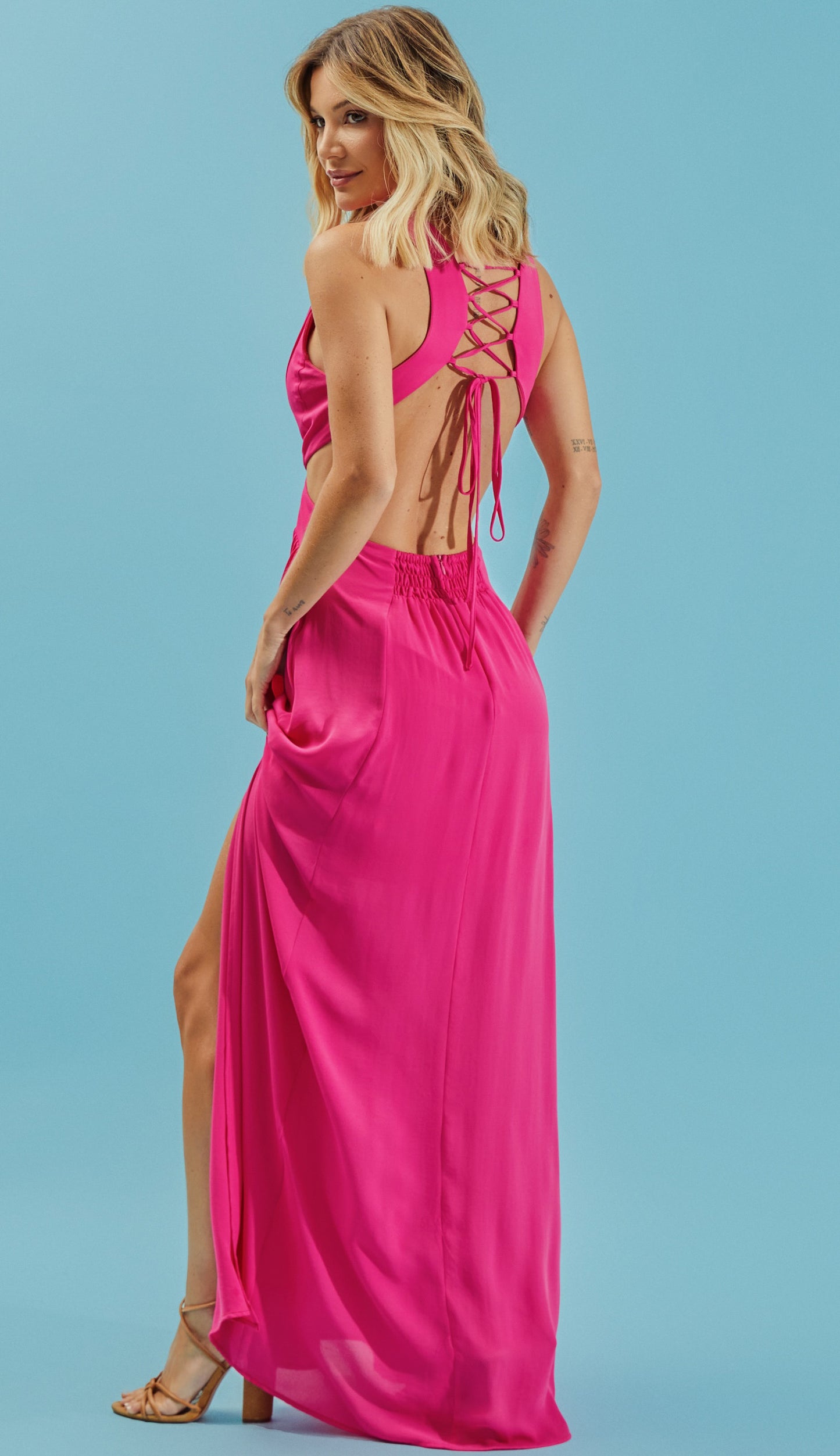 Vestido Catherine Rosa