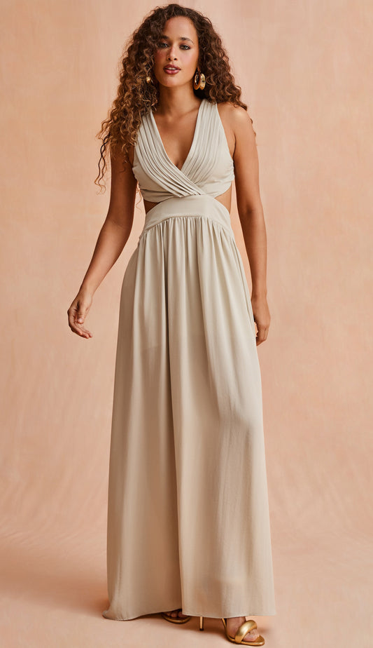 Vestido Catherine Cinza