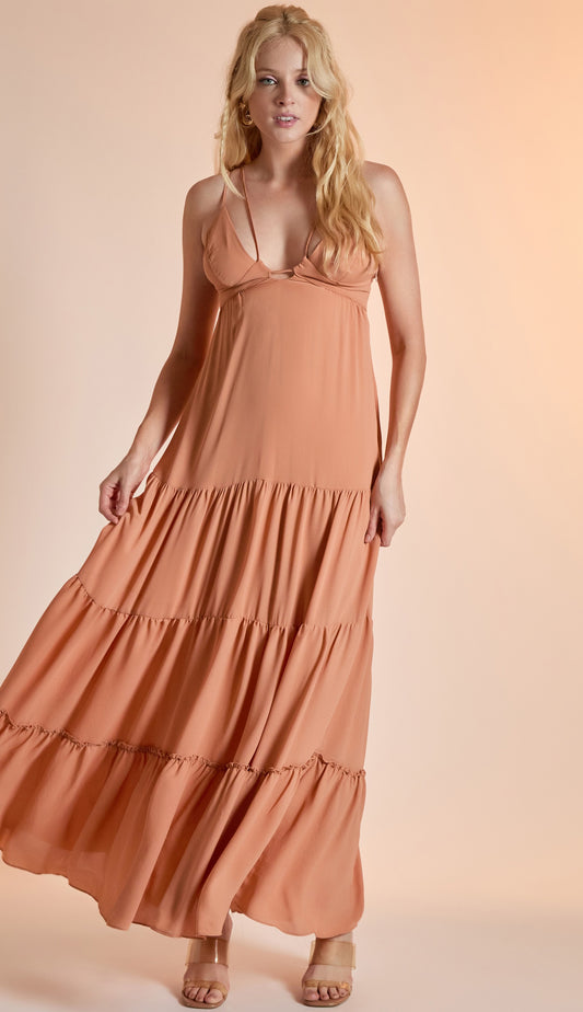 Vestido Doris Caramelo