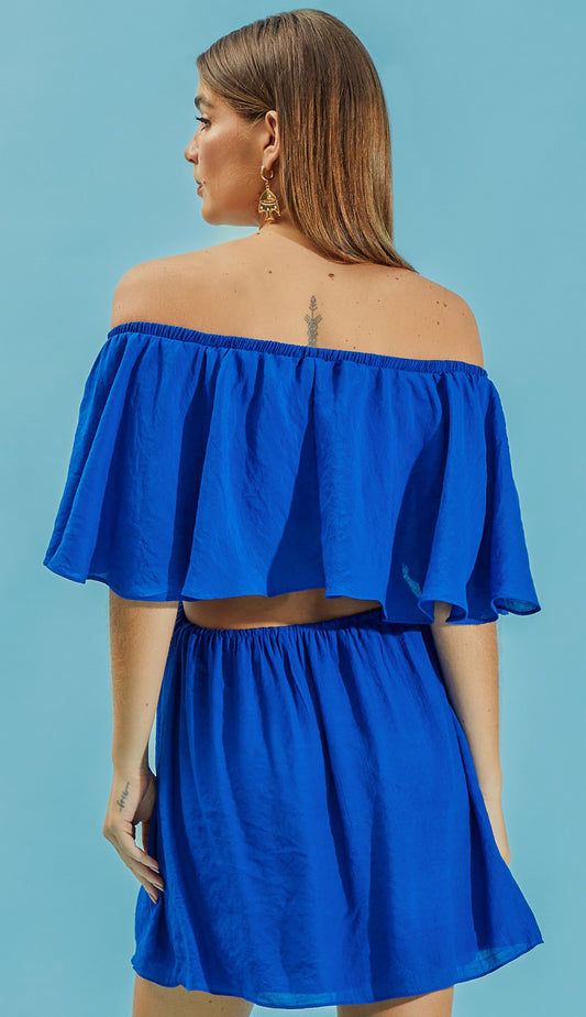 Vestido Faustina Azul