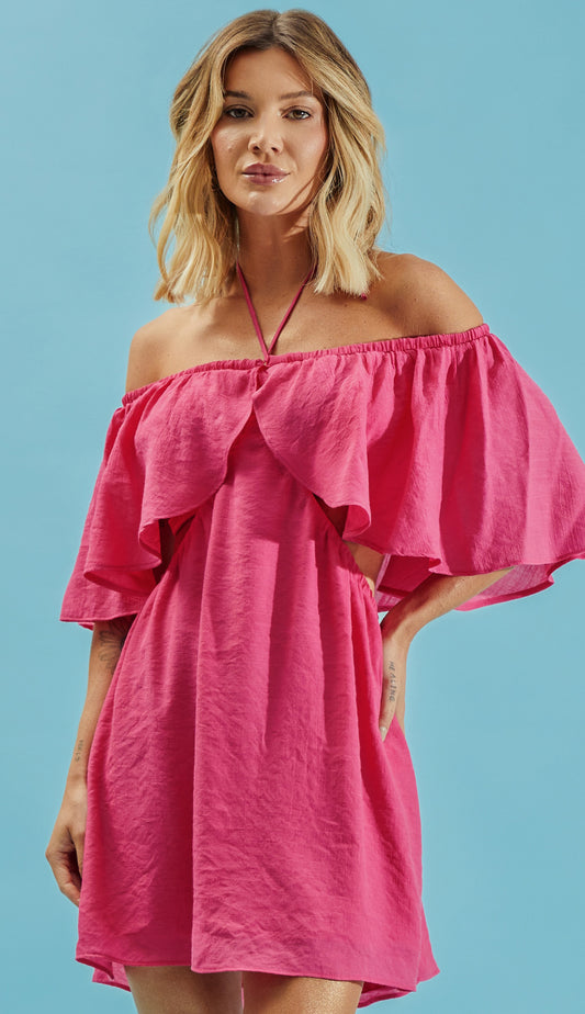 Vestido Faustina Rosa