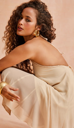 Vestido Salete Natural