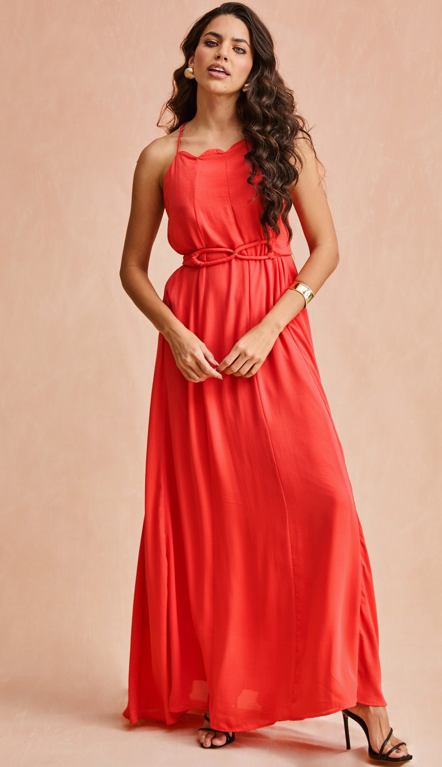 Vestido Ariele Cereja