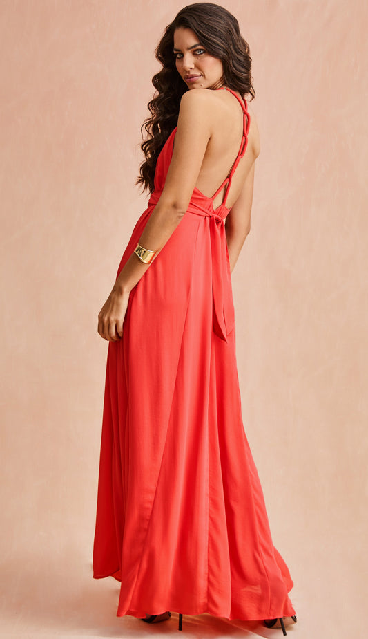 Vestido Ariele Cereja