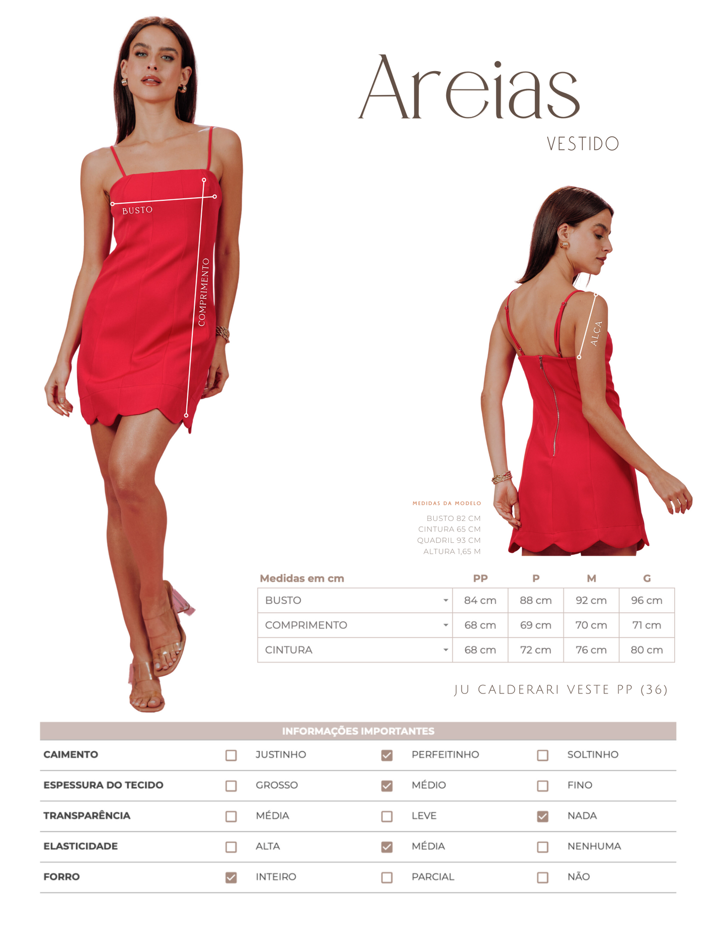 Vestido Areias Cereja