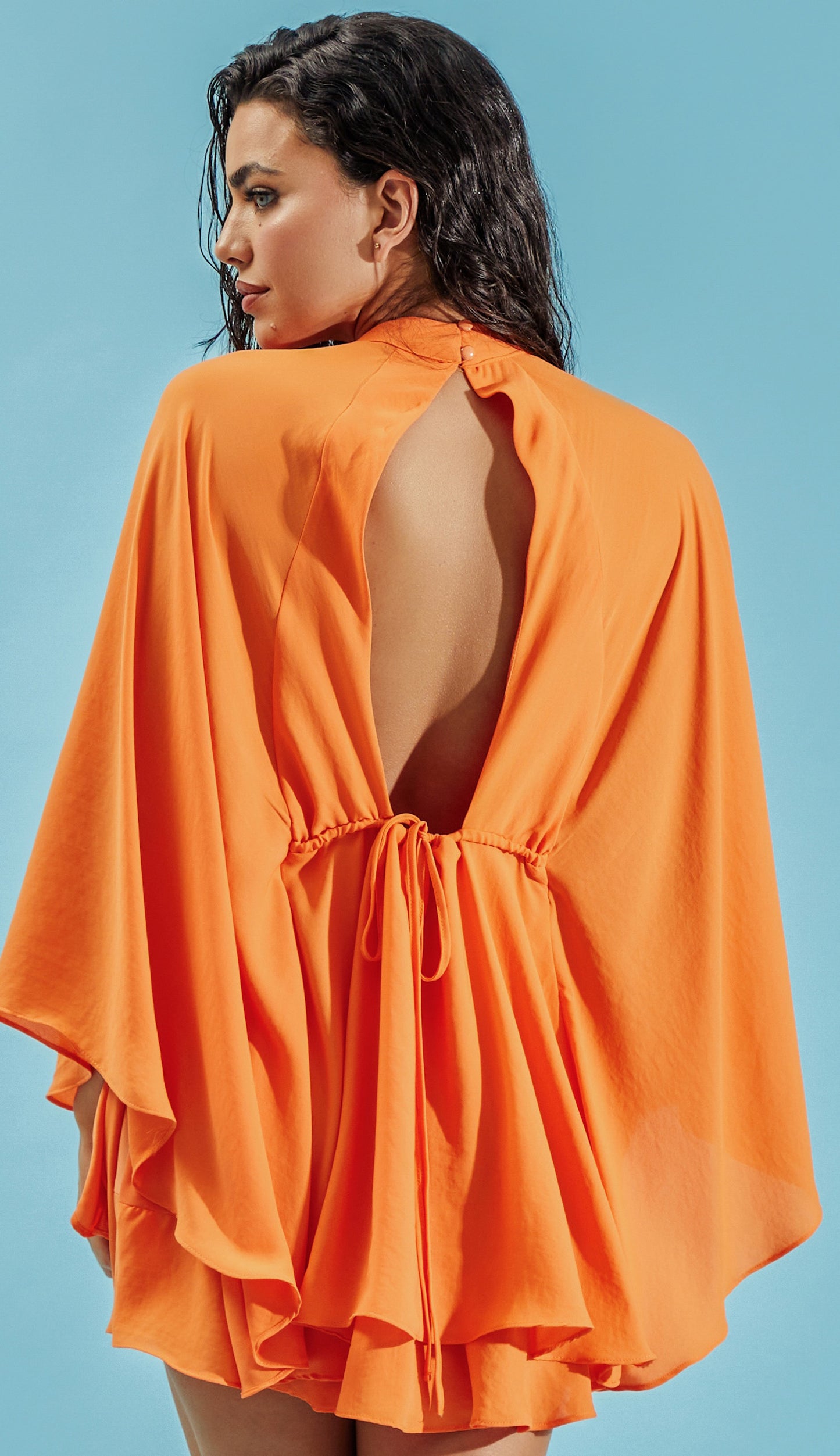 Vestido Estefani Laranja