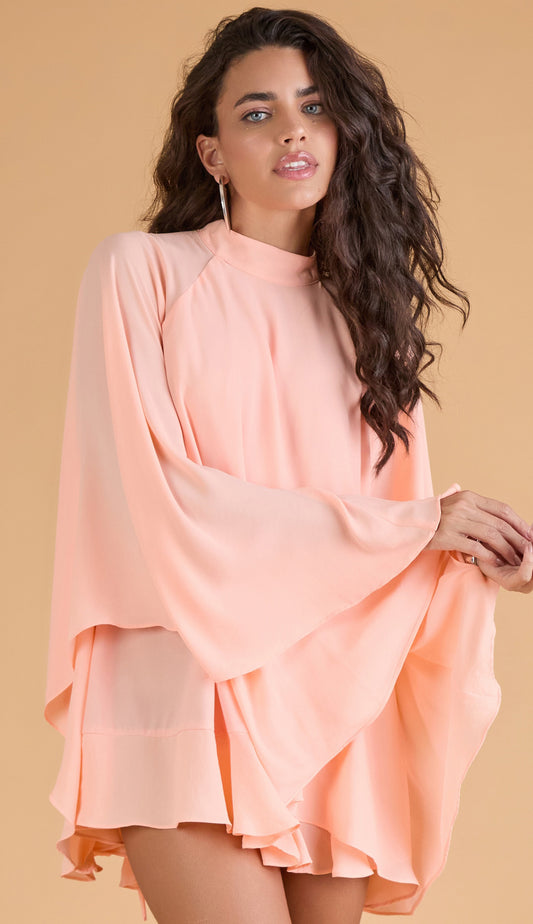 Vestido Estefani Pêssego