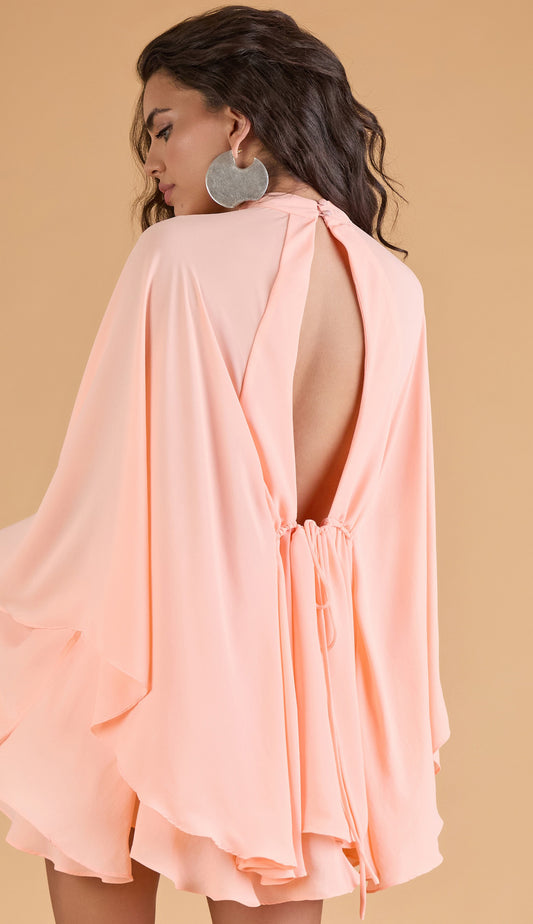 Vestido Estefani Pêssego