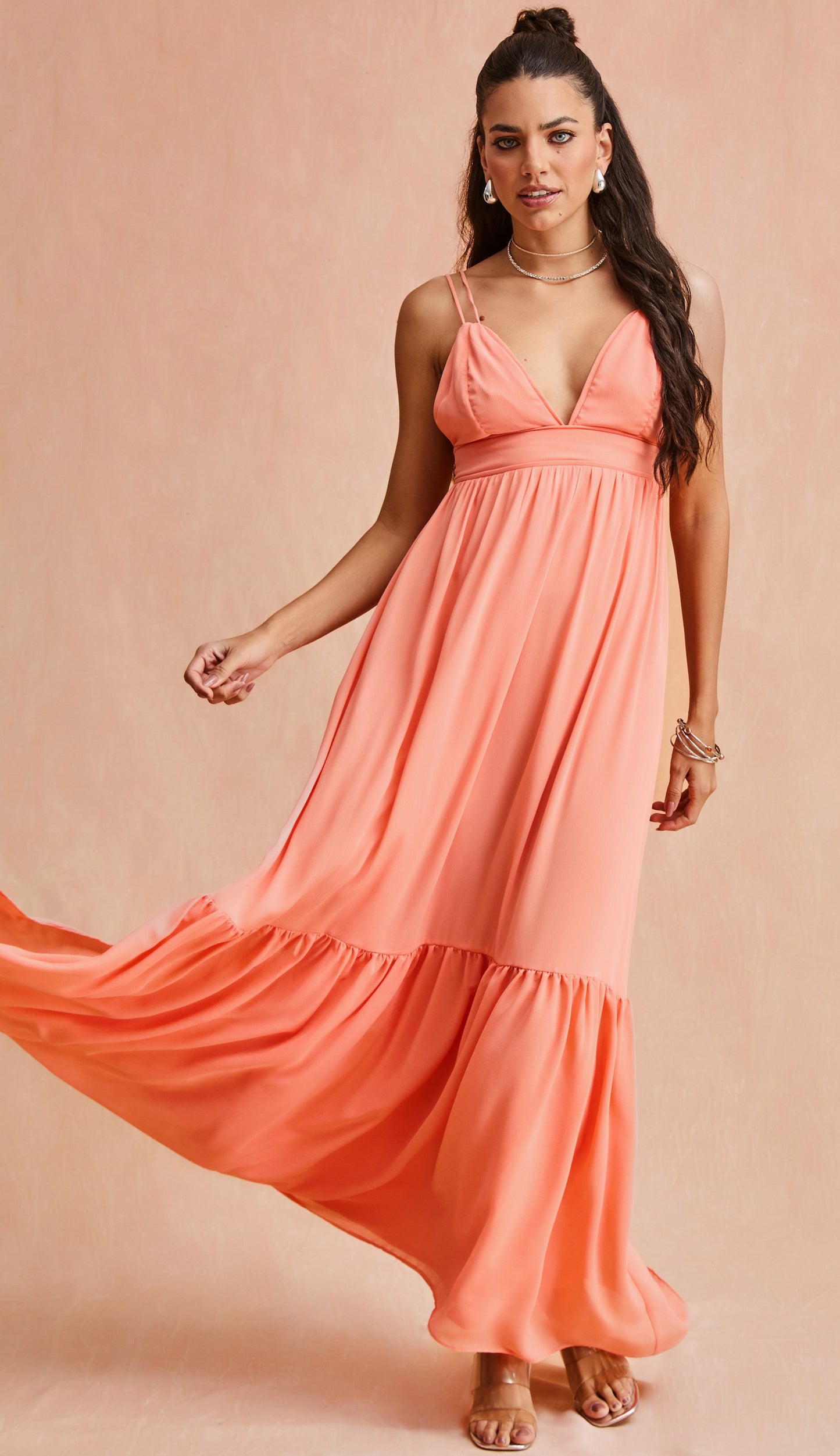 Vestido Eleonora Pêssego