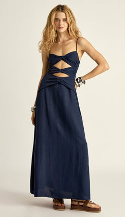Vestido Donzela Marinho