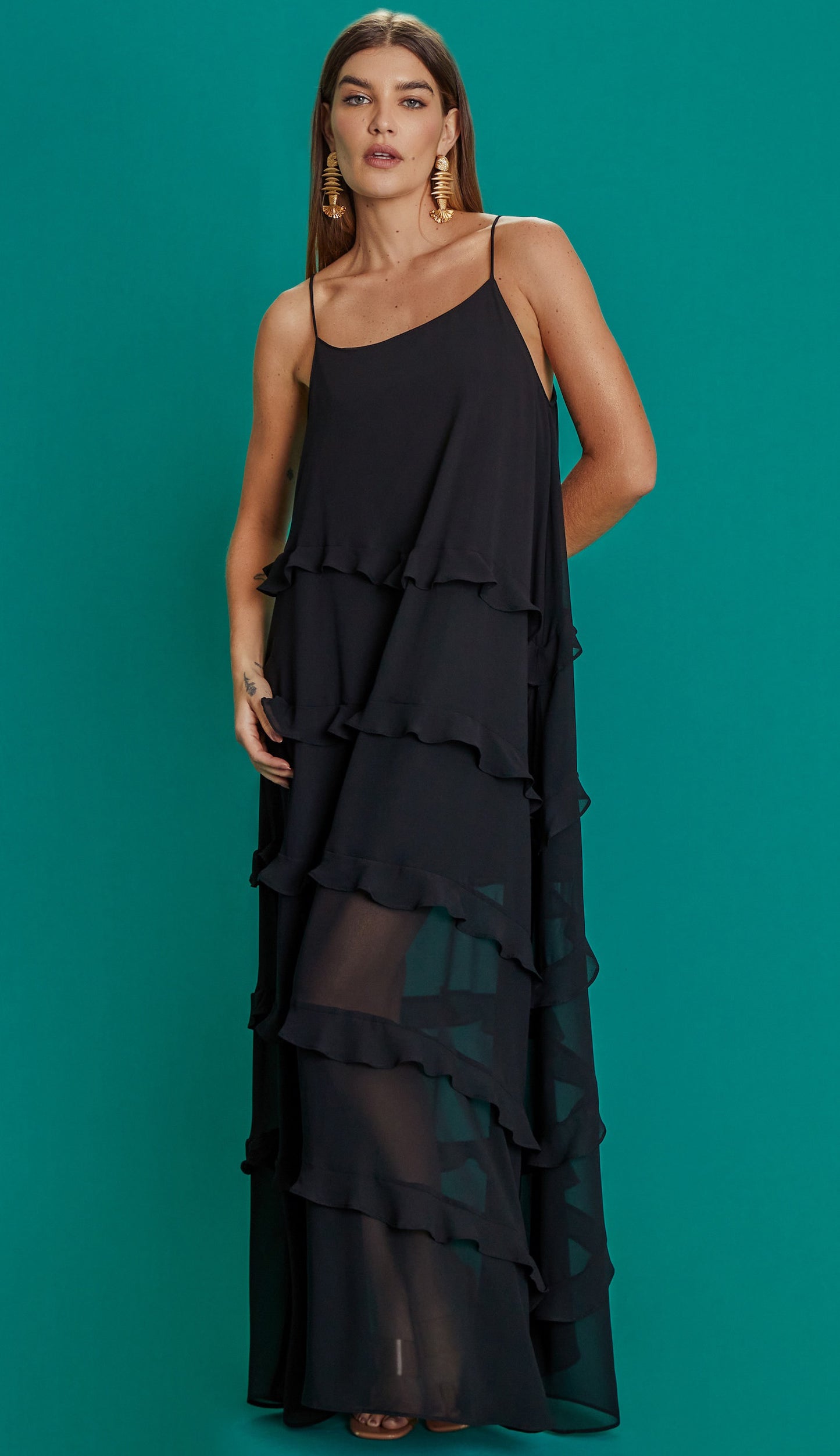 Vestido Fragrância Preto