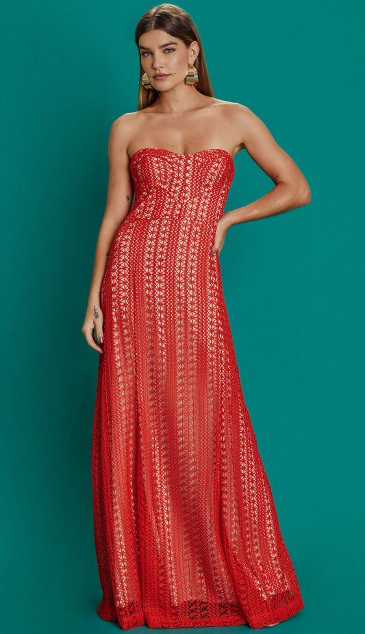 Vestido Flavie Laranja