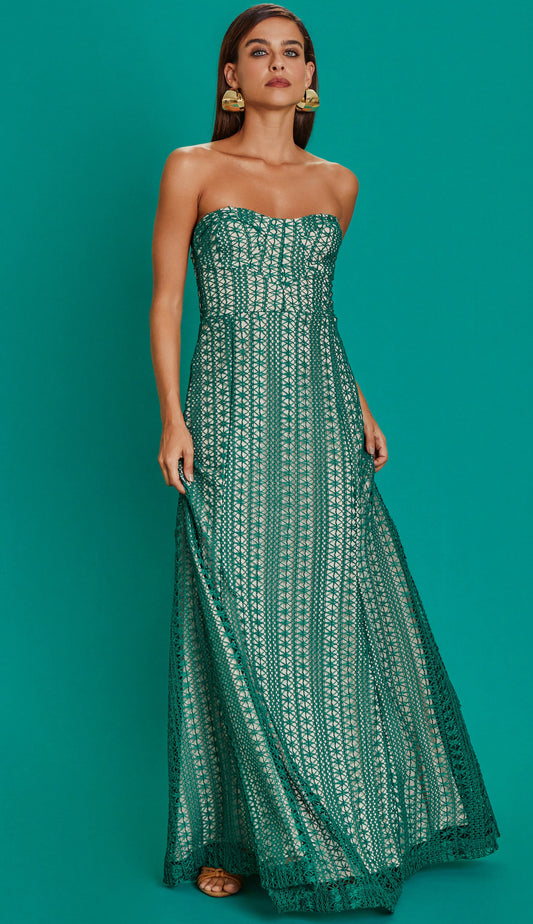 Vestido Flavie Verde