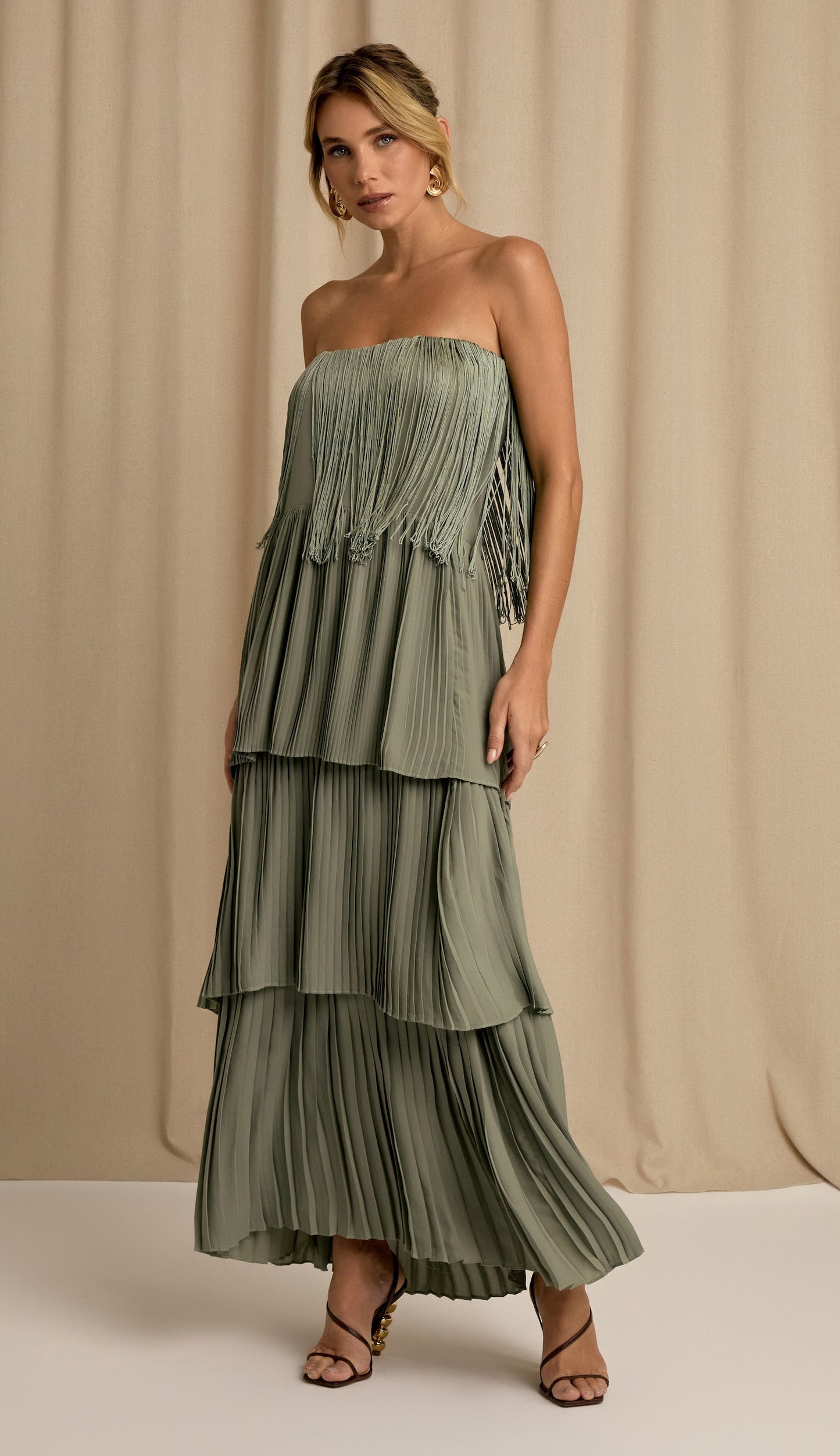 Vestido Flamingo Verde