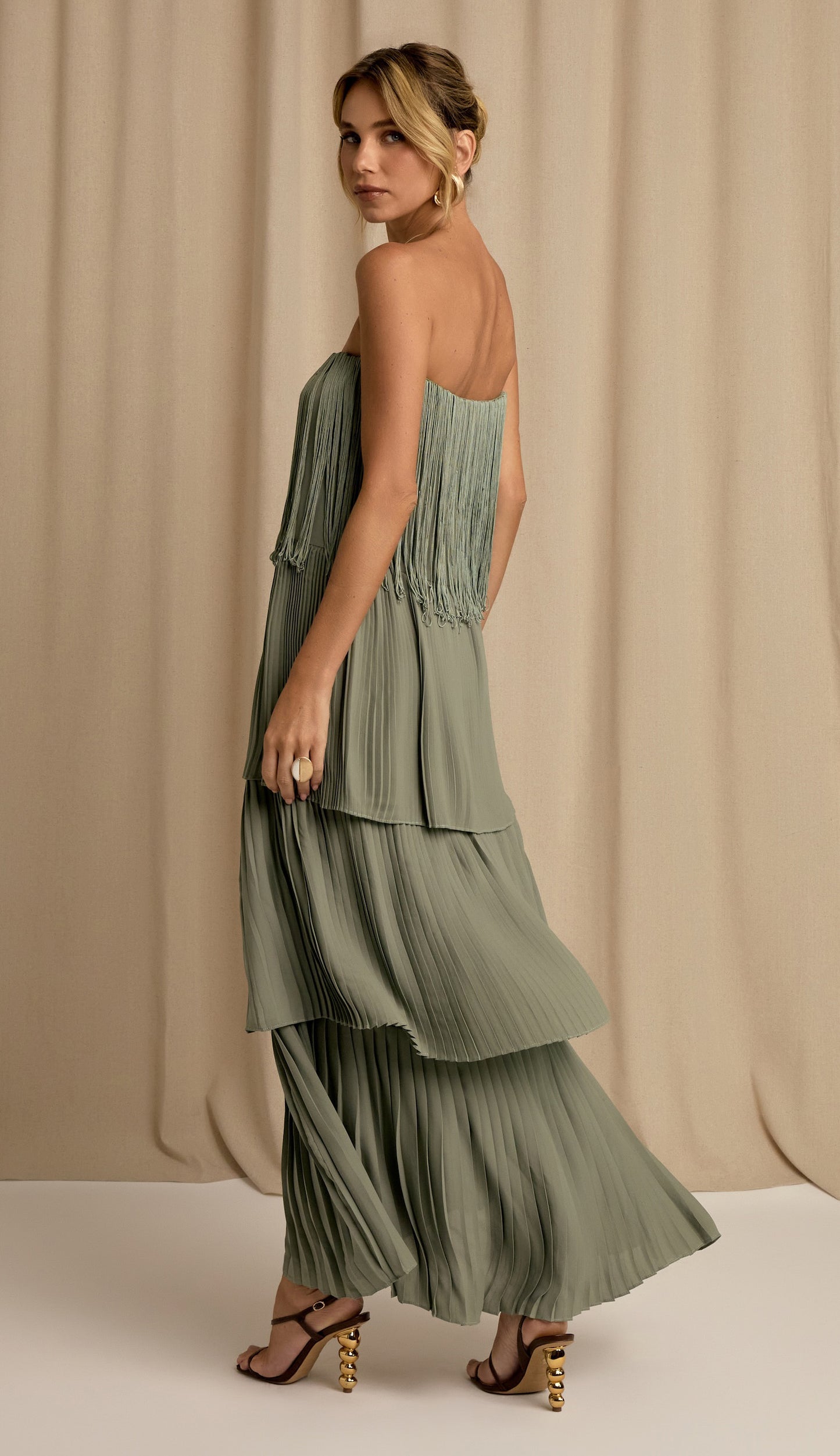 Vestido Flamingo Verde