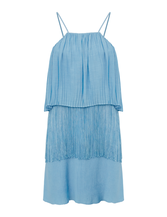 Vestido Floriana Azul