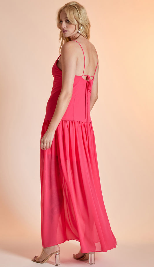 Vestido Amarilis Framboesa