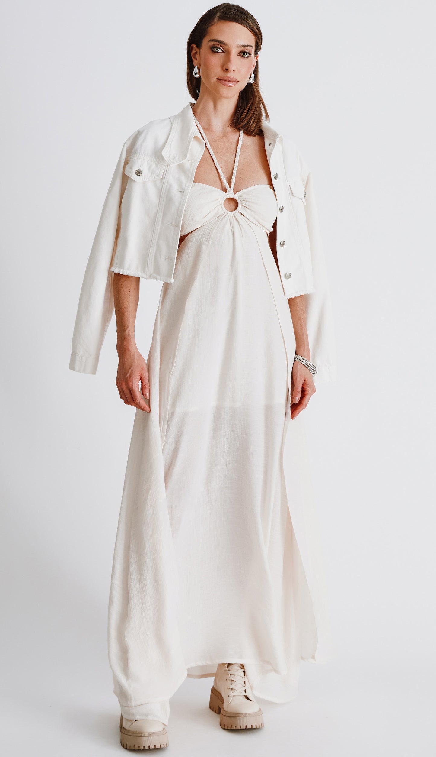 Vestido Larissa Off White