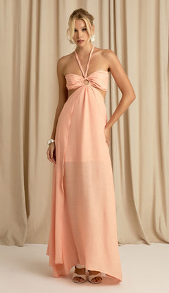 Vestido Larissa Pêssego
