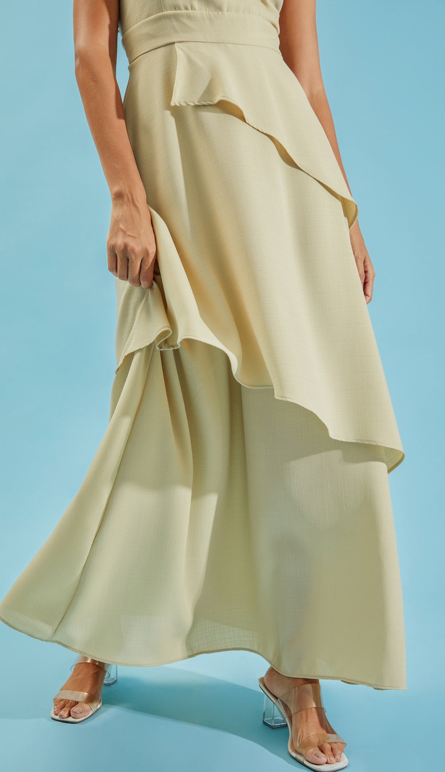Vestido Laura Bege