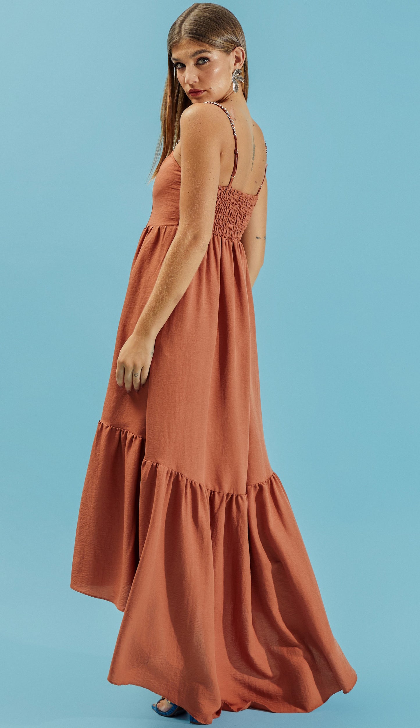 Vestido Laila Caramelo