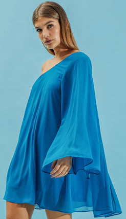 Vestido Rachel Romano Azul