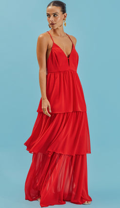 Vestido Lilith Cereja