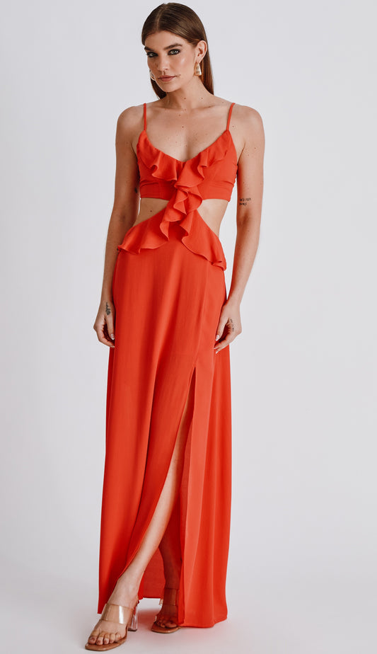Vestido Linda Cereja