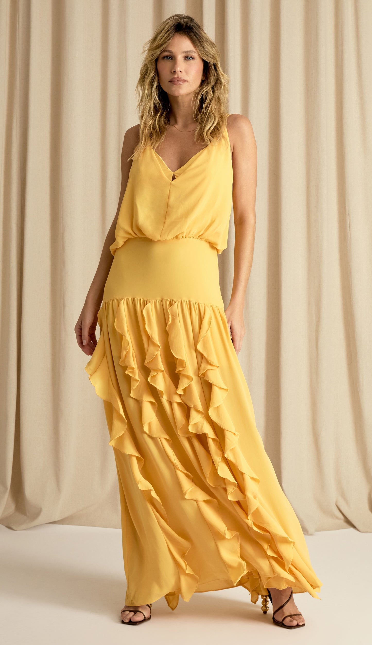 Vestido Lizzie Amarelo