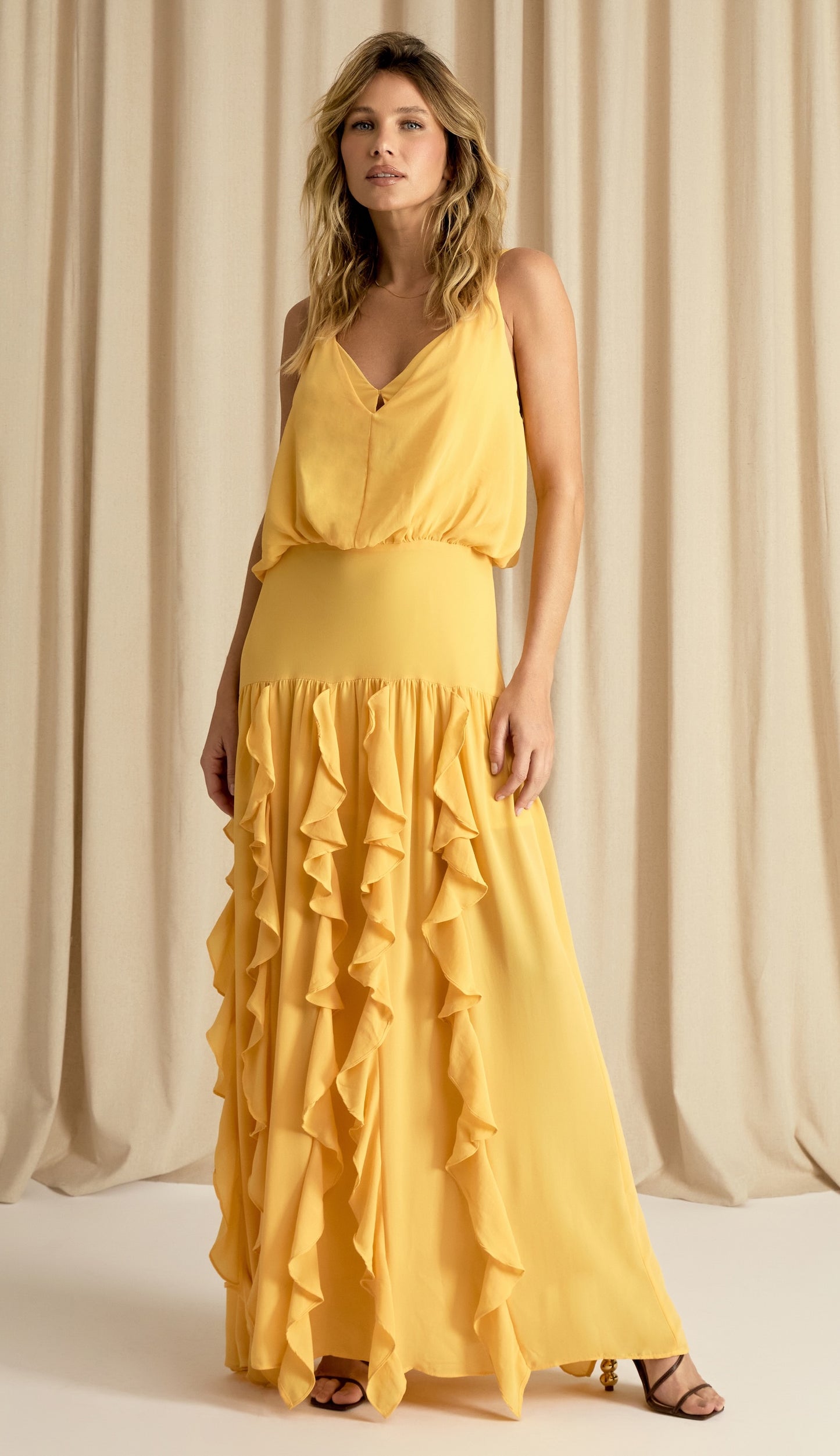 Vestido Lizzie Amarelo