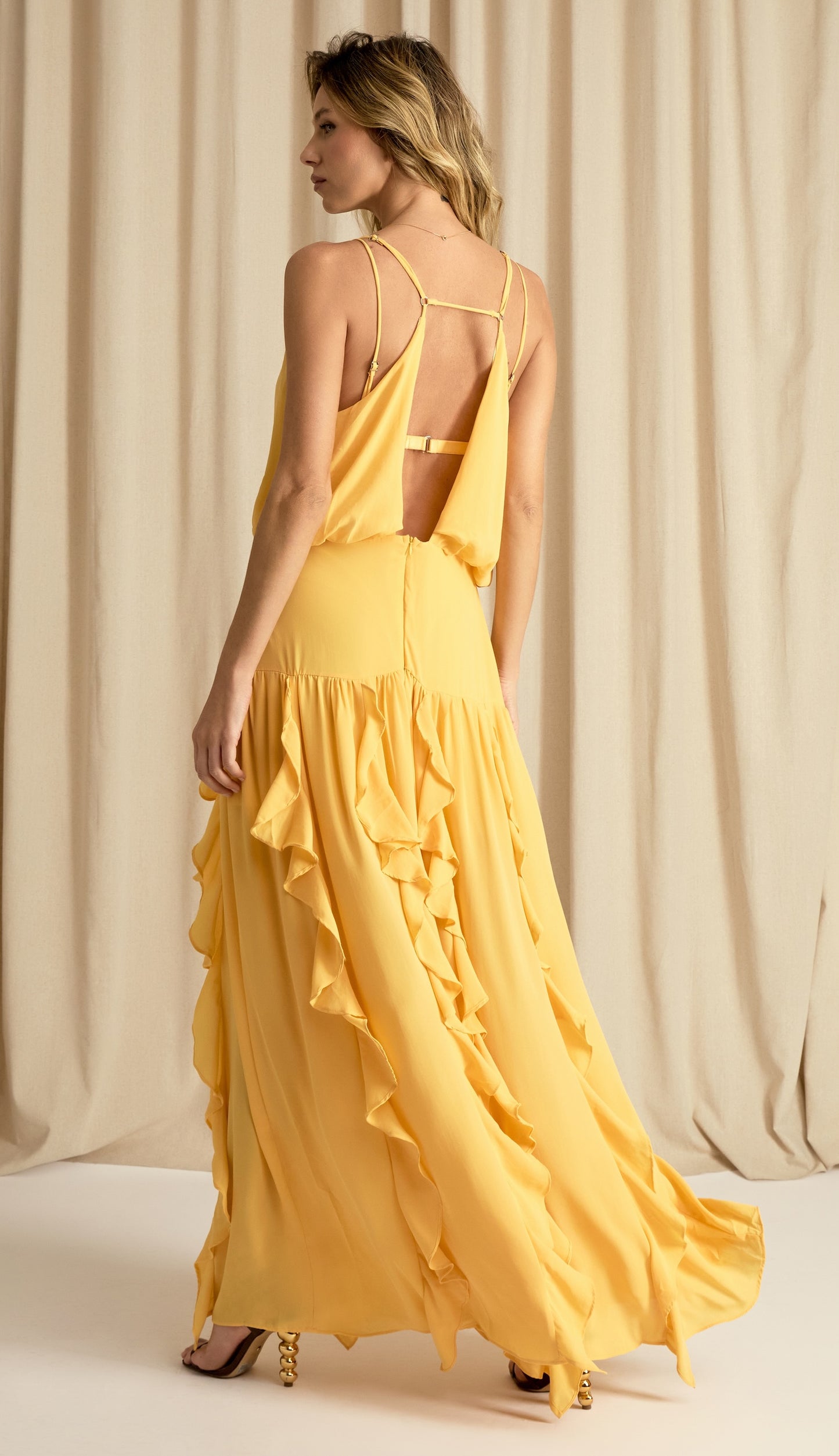 Vestido Lizzie Amarelo