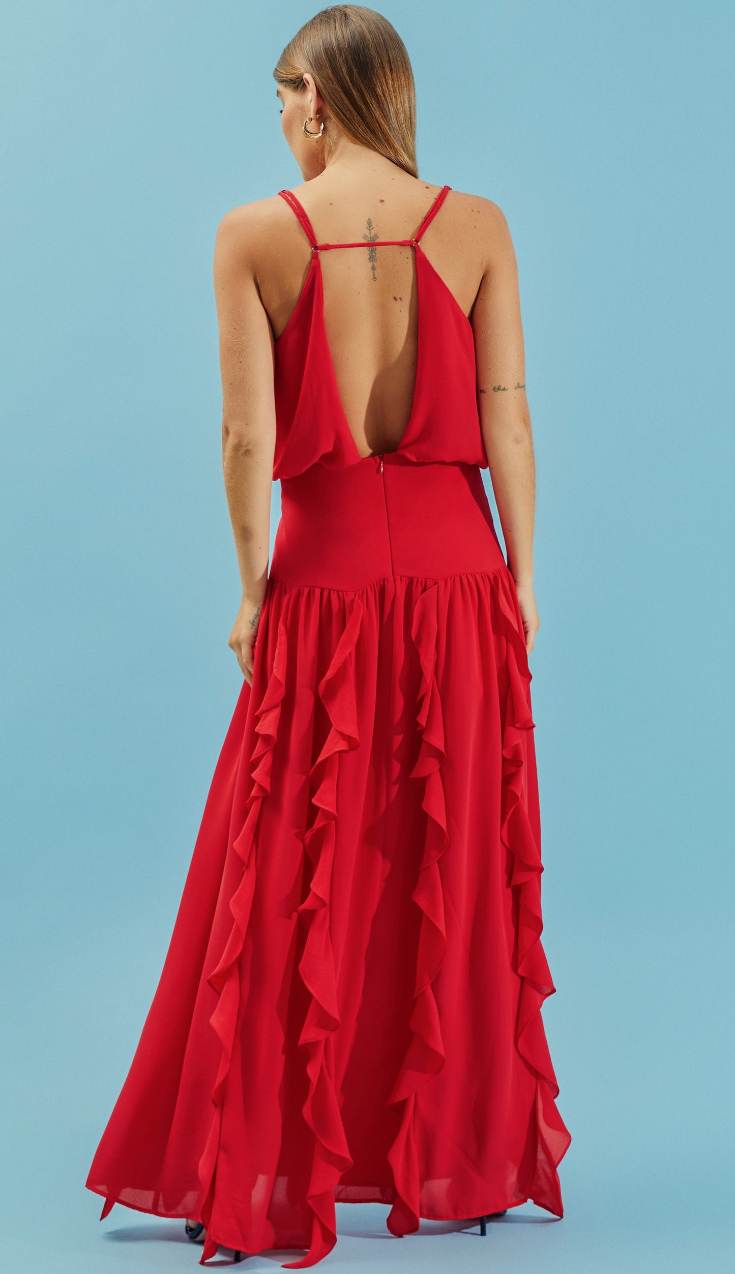 Vestido Lizzie Cereja