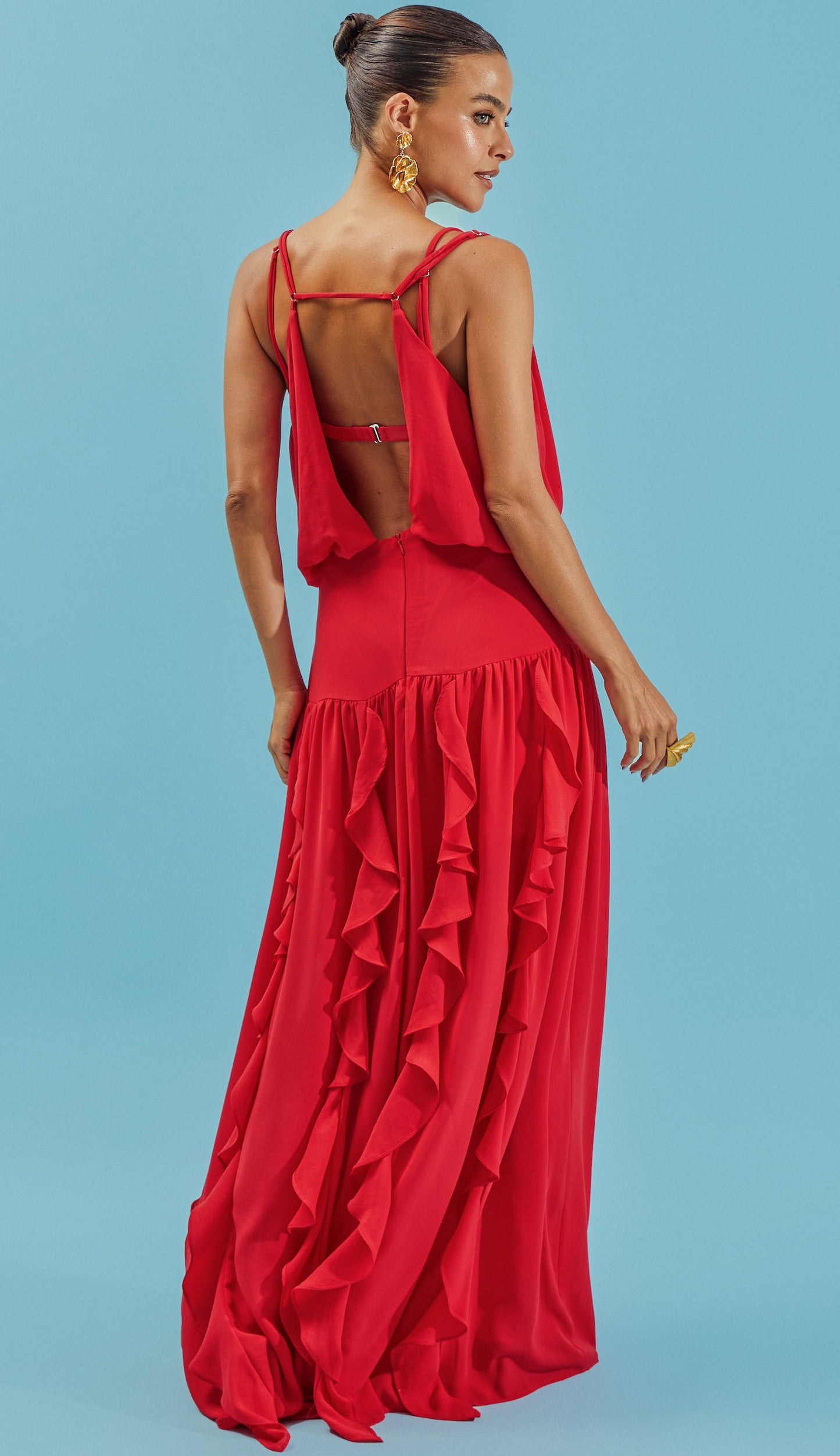 Vestido Lizzie Cereja