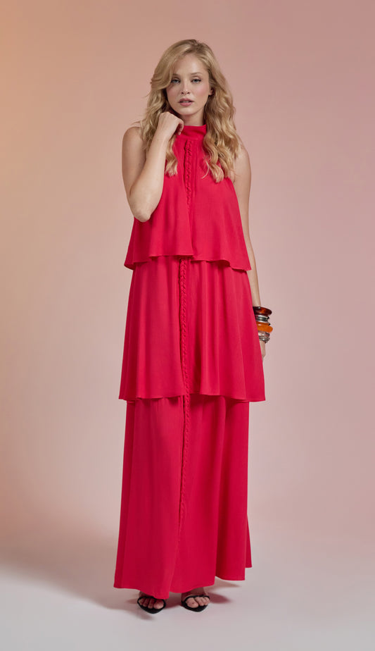 Vestido Malibu Cereja