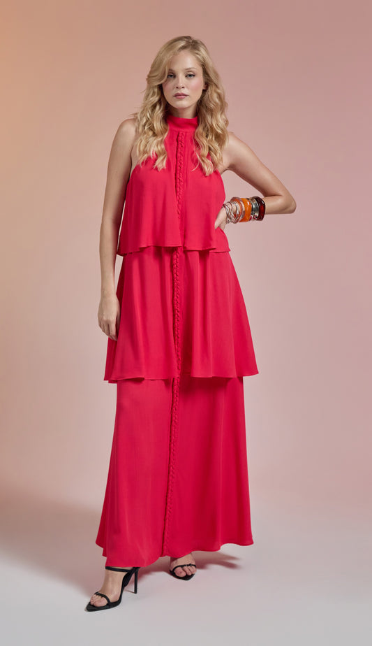 Vestido Malibu Cereja