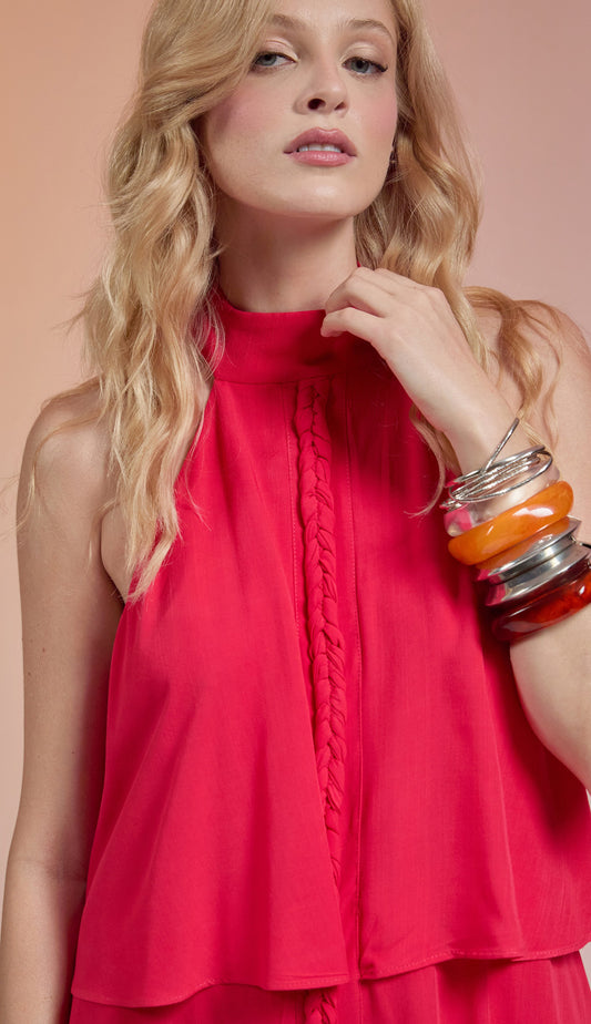 Vestido Malibu Cereja