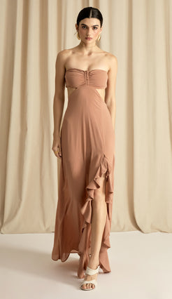 Vestido Nuria Mocha