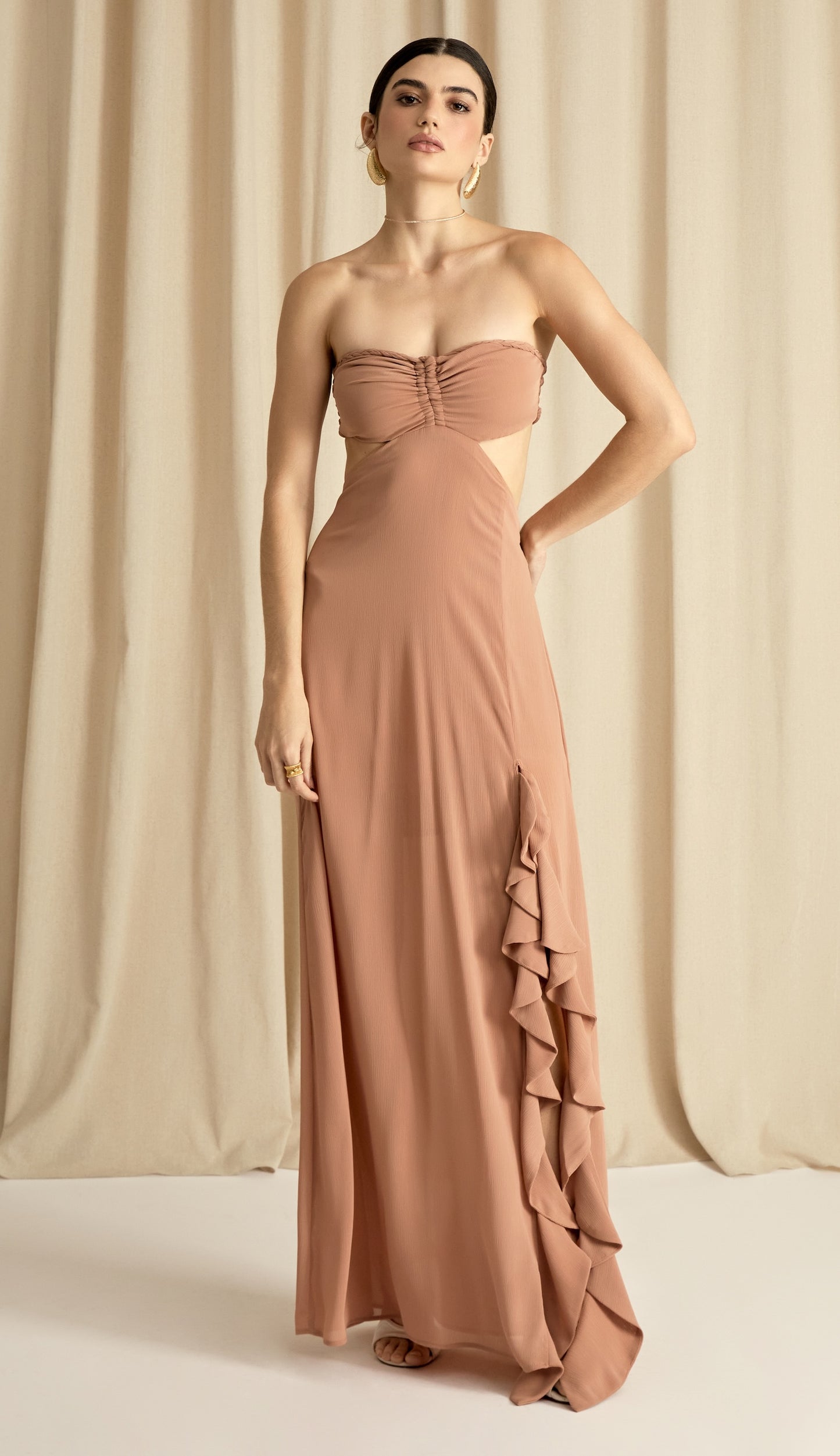 Vestido Nuria Mocha