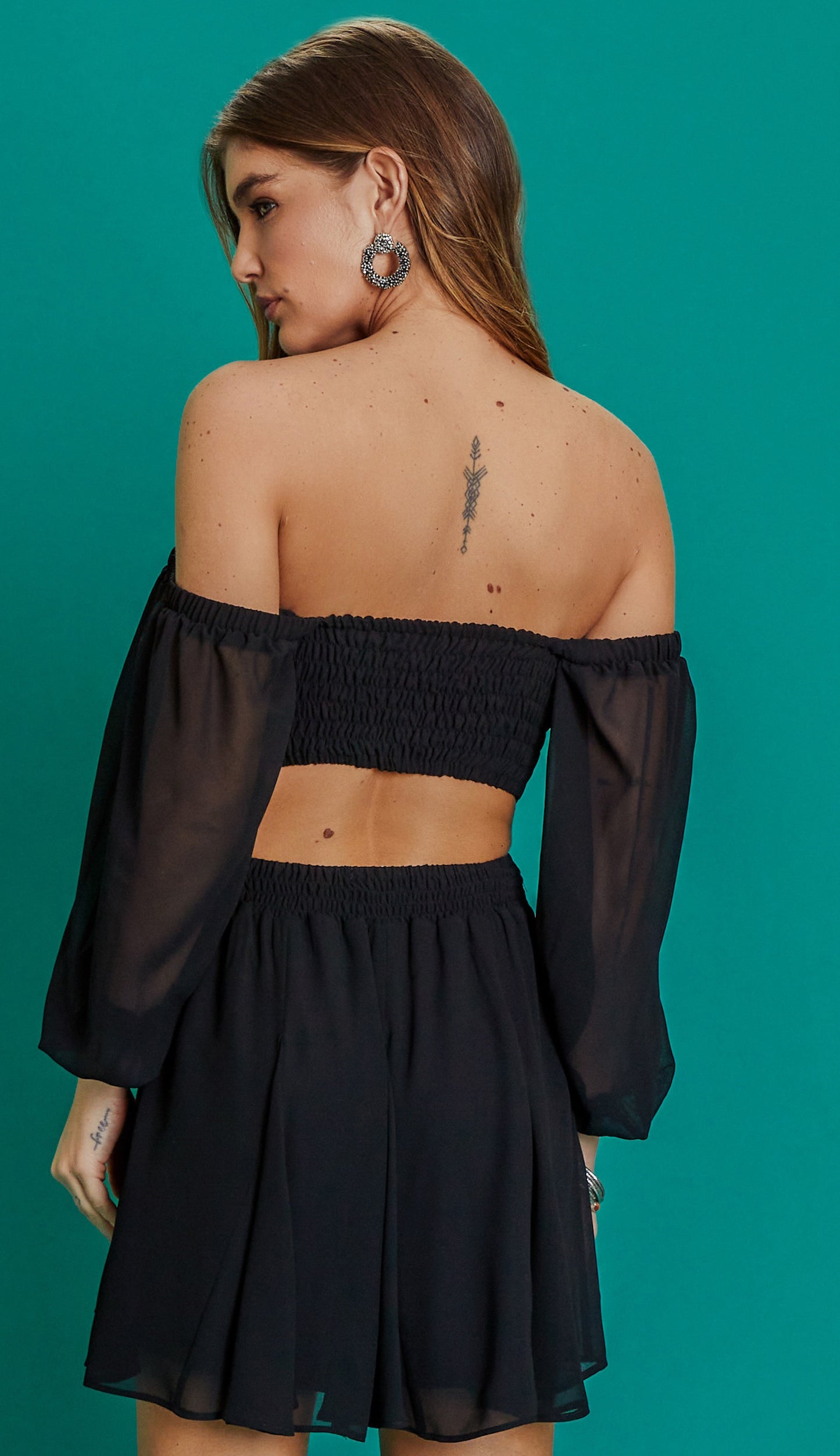 Vestido Penélope Preto