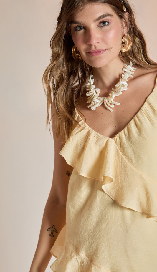 Vestido Allane Amarelo