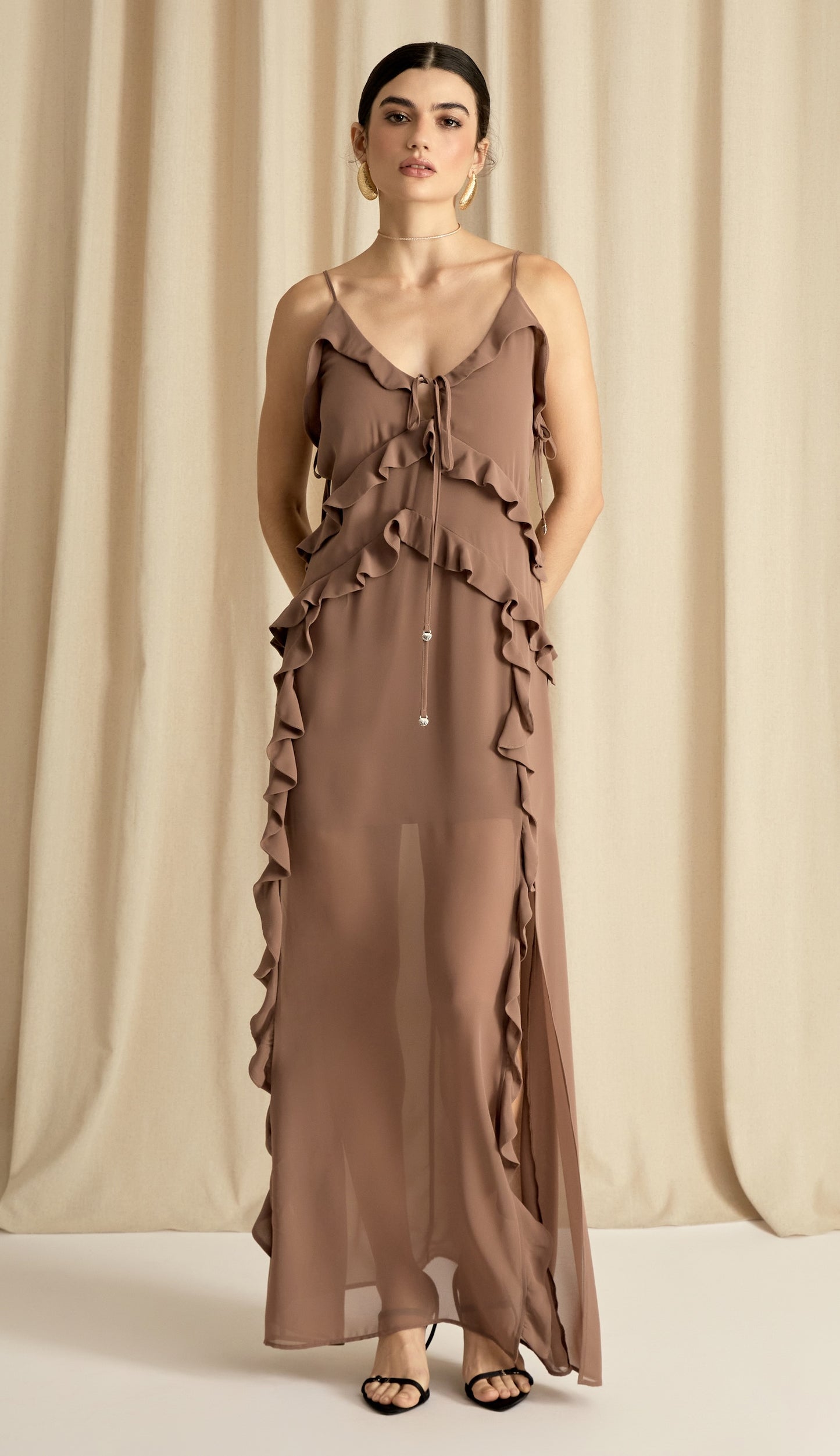 Vestido Anne Mocha