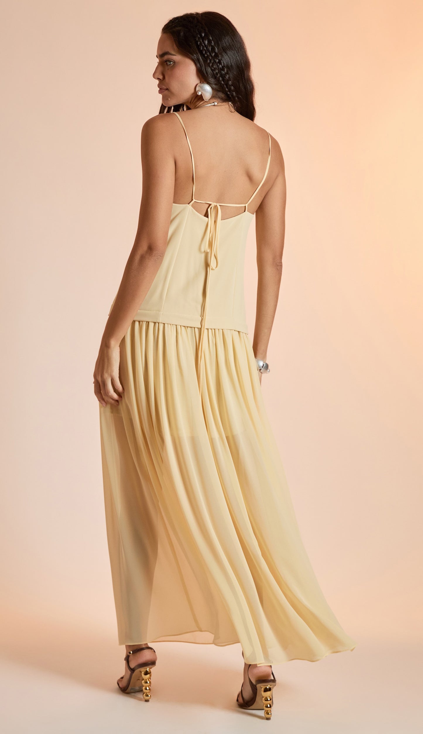 Vestido Amarilis Amarelo