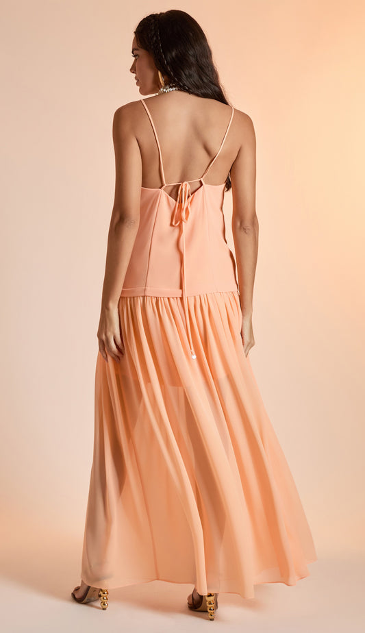 Vestido Amarilis Pêssego