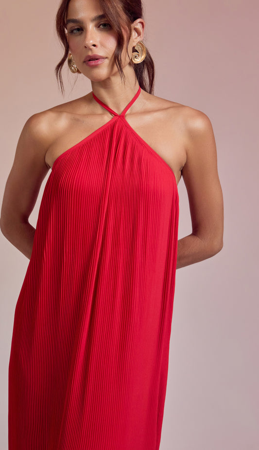 Vestido Alana Cereja