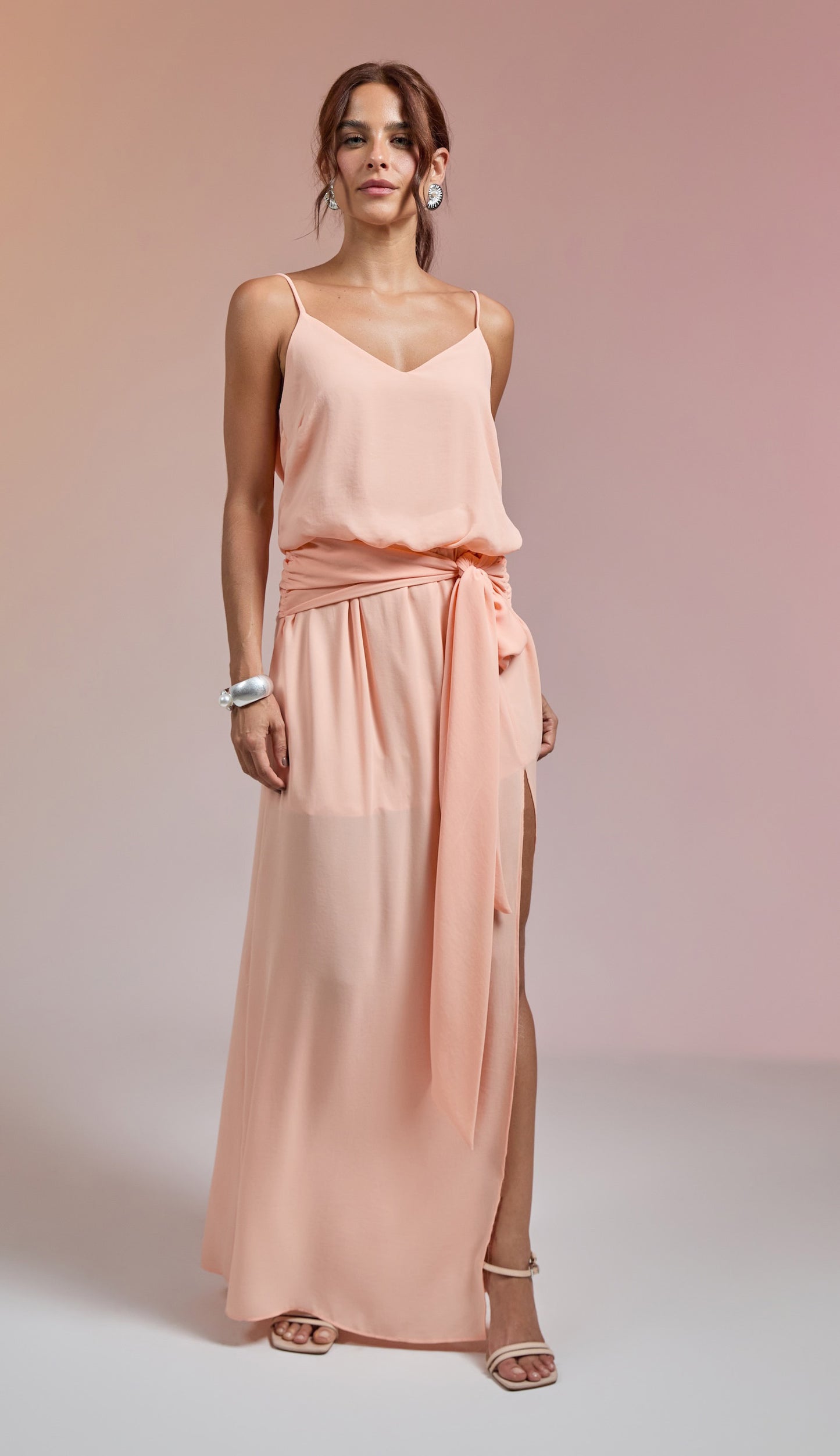 Vestido Bela Pêssego