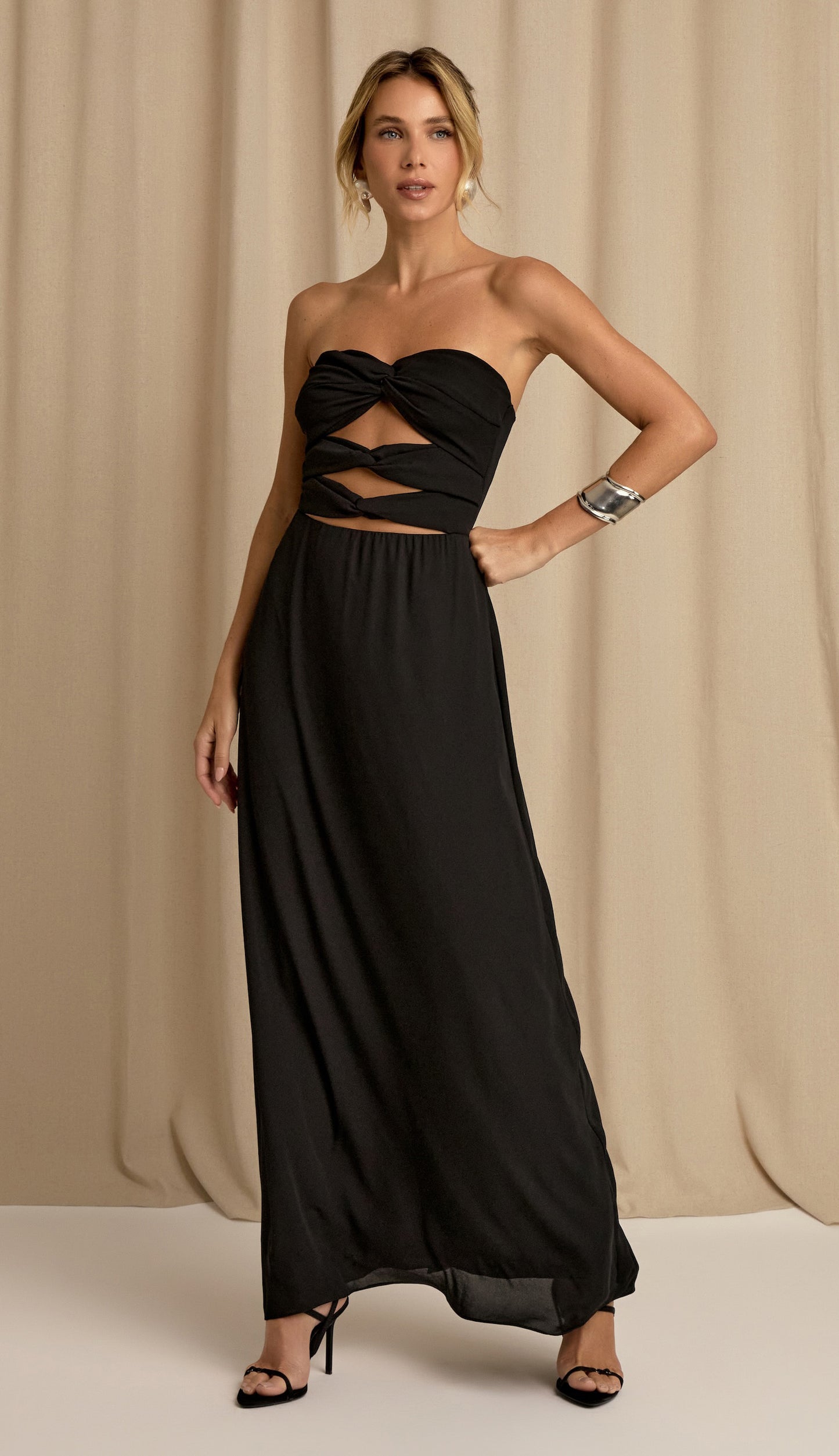 Vestido Carmela Preto